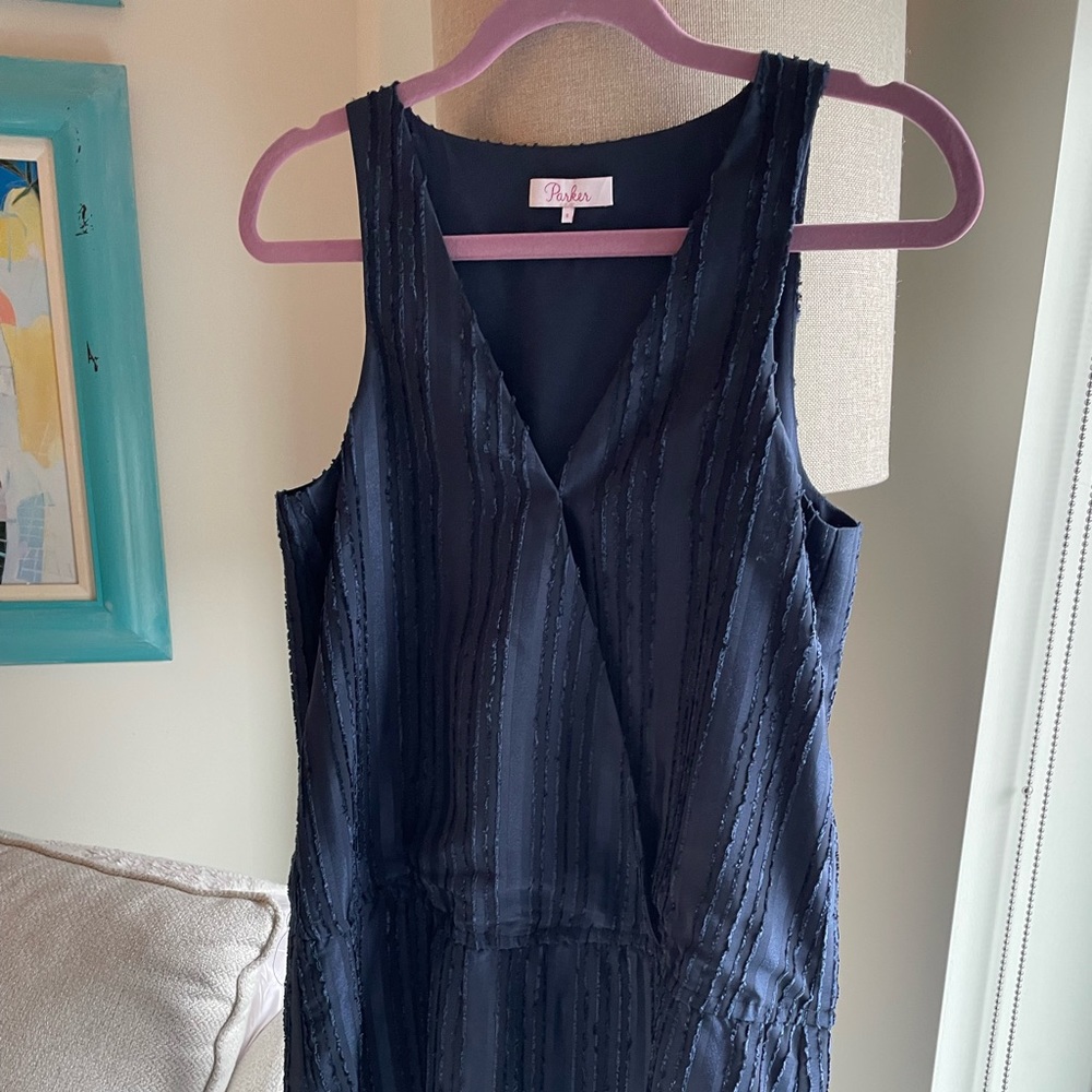 Parker Navy Dress Size S